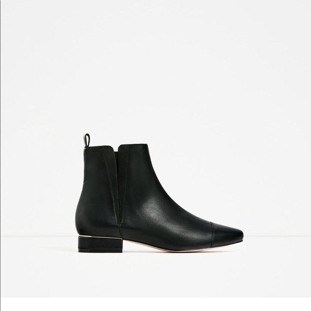 Zara Flat stretch Ankle Boots